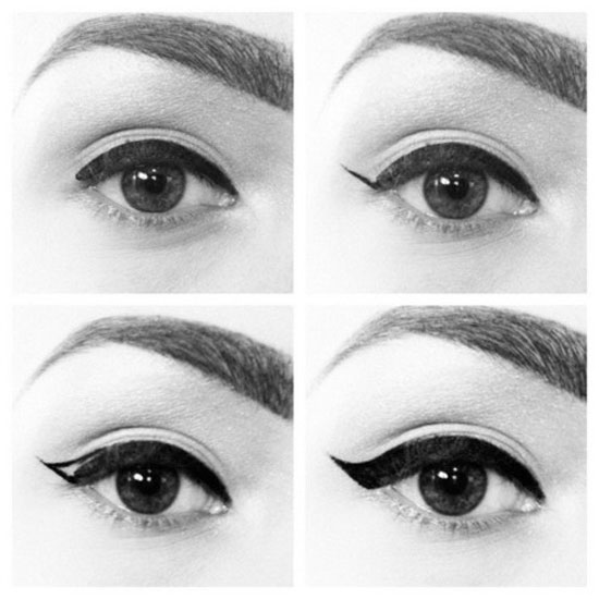 Tips on applying eyeliner