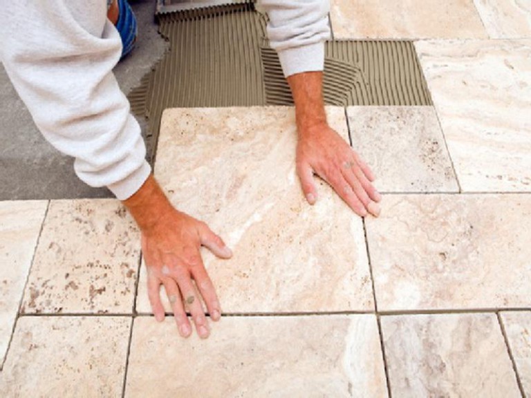 How to tile a floor
