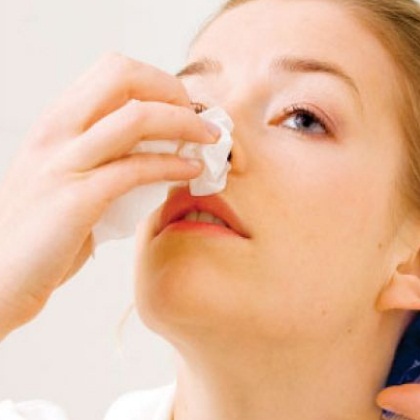 How to stop nose bleeding